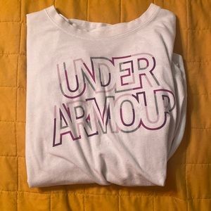white under armor shirt